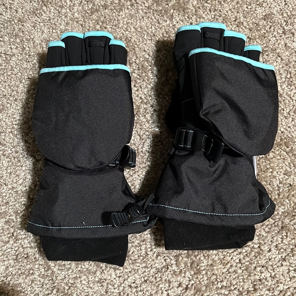 Warm fleeced lined waterproof gloves